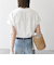 《一部追加予約》SHIPS any:〈抗菌防臭/洗濯機可能〉USAコットン フレンチスリーブ TEE