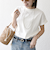 《一部追加予約》SHIPS any:〈抗菌防臭/洗濯機可能〉USAコットン フレンチスリーブ TEE