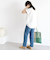 《一部追加予約》SHIPS any:〈抗菌防臭/洗濯機可能〉USAコットン フレンチスリーブ TEE