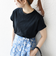 《一部追加予約》SHIPS any:〈抗菌防臭/洗濯機可能〉USAコットン フレンチスリーブ TEE