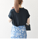 《一部追加予約》SHIPS any:〈抗菌防臭/洗濯機可能〉USAコットン フレンチスリーブ TEE