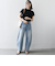 《一部追加予約》SHIPS any:〈抗菌防臭/洗濯機可能〉USAコットン フレンチスリーブ TEE