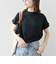 《一部追加予約》SHIPS any:〈抗菌防臭/洗濯機可能〉USAコットン フレンチスリーブ TEE