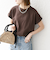 《一部追加予約》SHIPS any:〈抗菌防臭/洗濯機可能〉USAコットン フレンチスリーブ TEE
