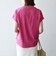 《一部追加予約》SHIPS any:〈抗菌防臭/洗濯機可能〉USAコットン フレンチスリーブ TEE