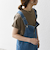《一部追加予約》SHIPS any:〈抗菌防臭/洗濯機可能〉USAコットン フレンチスリーブ TEE