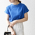 《一部追加予約》SHIPS any:〈抗菌防臭/洗濯機可能〉USAコットン フレンチスリーブ TEE