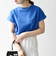 《一部追加予約》SHIPS any:〈抗菌防臭/洗濯機可能〉USAコットン フレンチスリーブ TEE