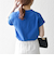 《一部追加予約》SHIPS any:〈抗菌防臭/洗濯機可能〉USAコットン フレンチスリーブ TEE