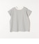 〈抗菌防臭/洗濯機可能〉USAコットン フレンチスリーブ TEE