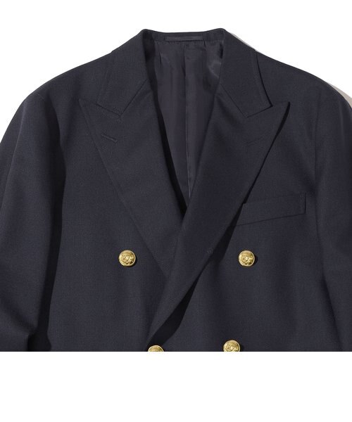 Southwick Gate Label: ウール ネイビー ダブルブレザー｜シップスの