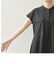 【WEB限定】SHIPS any: ジョーゼット プリーツ フレンチスリーブ ワンピース 23SS