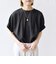 【WEB限定】〈洗濯機可能〉麻混 フロント タック ドルマン ブラウス
