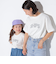 【WEB限定】 SHIPS ラウンド プリント ロゴ TEE