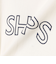 【WEB限定】 SHIPS ラウンド プリント ロゴ TEE