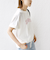 【WEB限定】 SHIPS ラウンド プリント ロゴ TEE