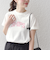 【WEB限定】 SHIPS ラウンド プリント ロゴ TEE