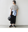 【WEB限定】 SHIPS ラウンド プリント ロゴ TEE