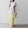 【WEB限定】 SHIPS ラウンド プリント ロゴ TEE
