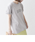 【WEB限定】 SHIPS ラウンド プリント ロゴ TEE
