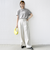 【WEB限定】 SHIPS ラウンド プリント ロゴ TEE