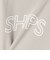 【累計販売数7.5万枚突破!!】《一部追加予約》【WEB限定】 SHIPS ラウンド プリント ロゴ TEE