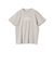【WEB限定】 SHIPS ラウンド プリント ロゴ TEE