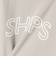 【WEB限定】 SHIPS ラウンド プリント ロゴ TEE