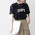 【WEB限定】 SHIPS ラウンド プリント ロゴ TEE