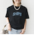 【WEB限定】 SHIPS ラウンド プリント ロゴ TEE