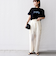 【WEB限定】 SHIPS ラウンド プリント ロゴ TEE