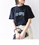 【WEB限定】 SHIPS ラウンド プリント ロゴ TEE