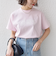 【WEB限定】 SHIPS ラウンド プリント ロゴ TEE