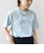 【WEB限定】 SHIPS ラウンド プリント ロゴ TEE