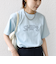 【WEB限定】 SHIPS ラウンド プリント ロゴ TEE