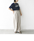【WEB限定】 SHIPS ラウンド プリント ロゴ TEE