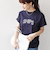 【WEB限定】 SHIPS ラウンド プリント ロゴ TEE