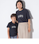 【WEB限定】 SHIPS ラウンド プリント ロゴ TEE