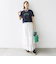 【WEB限定】 SHIPS ラウンド プリント ロゴ TEE