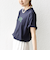【WEB限定】 SHIPS ラウンド プリント ロゴ TEE