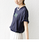【WEB限定】 SHIPS ラウンド プリント ロゴ TEE