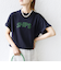 【WEB限定】 SHIPS ラウンド プリント ロゴ TEE