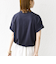【WEB限定】 SHIPS ラウンド プリント ロゴ TEE