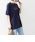 【WEB限定】 SHIPS ラウンド プリント ロゴ TEE