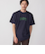 【WEB限定】 SHIPS ラウンド プリント ロゴ TEE