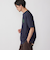 【WEB限定】 SHIPS ラウンド プリント ロゴ TEE