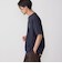 【WEB限定】 SHIPS ラウンド プリント ロゴ TEE