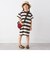 SHIPS any: ワイド ボーダー ワンピース<KIDS>