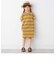 SHIPS any: ワイド ボーダー ワンピース<KIDS>