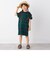 SHIPS any: ワイド ボーダー ワンピース<KIDS>